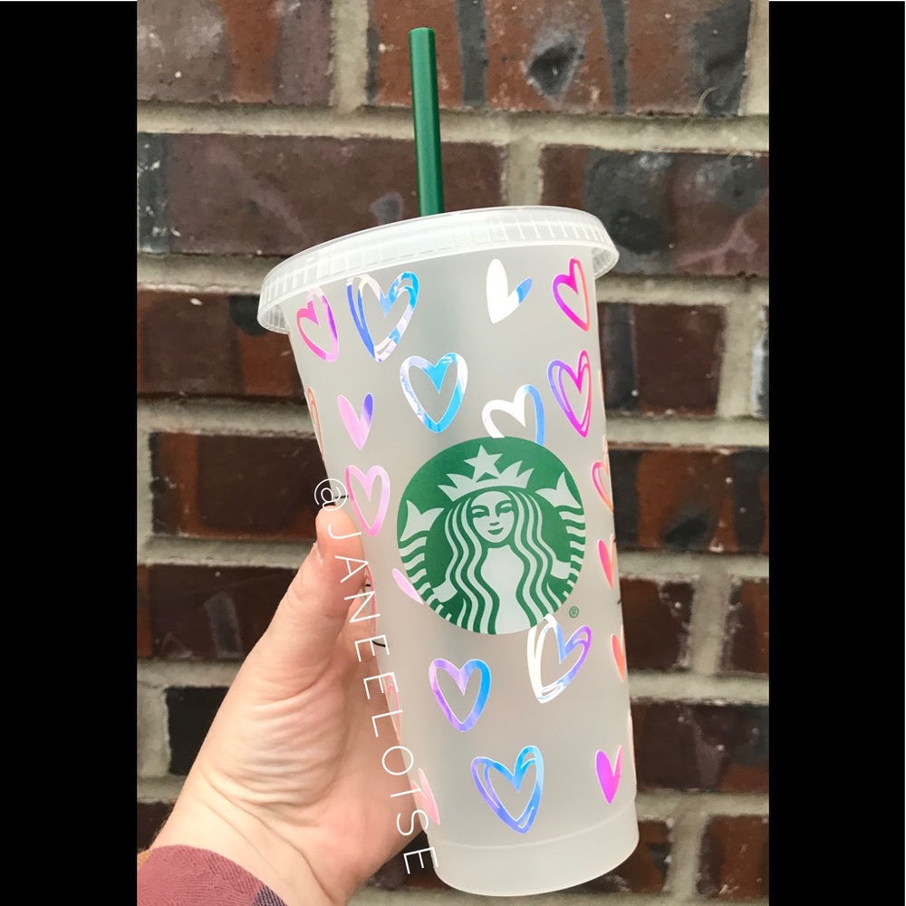 One Love Custom Heart Wrapped Cup